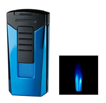 Ice Blue Dual Jet Flame Lighter